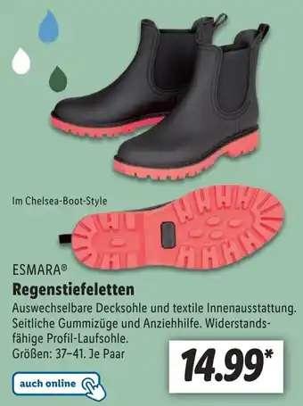 Lidl Esmara Regenstiefeletten 37-41 Angebot