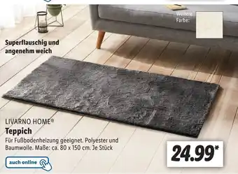 Lidl Livarno Home Teppich 80 x 150 cm Angebot