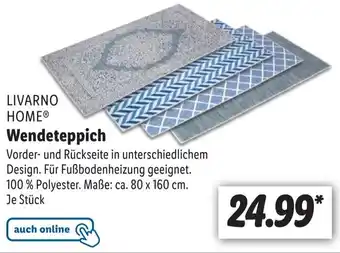 Lidl Livarno Home Wendeteppich 80 x 160 cm Angebot