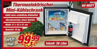 Posten Börse Deski Thermoelektrischer Mini-kühlschrank Angebot