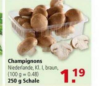 Multi Markt Champignons Angebot