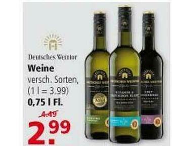 Multi Markt Deutsches Weintor Weine Angebot