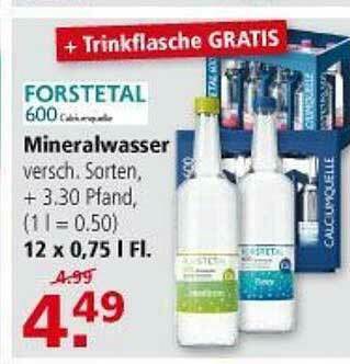 Multi Markt Forstetal 600 Mineralwasser Angebot