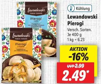 Lidl Lewandowski Pierogi 400 g Angebot