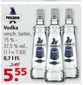 Multi Markt Puschkin Vodka Angebot