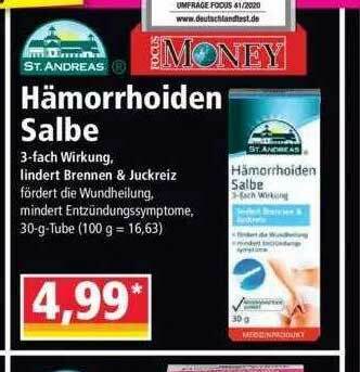 Norma St. Andreas Hämorrhoiden Salbe Angebot