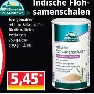 Norma St. Andreas Indische Flohsamenschalen Angebot