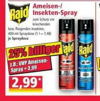 Norma Raid Ameisen Insekten-spray Angebot