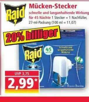 Norma Raid Mücken-stecker Angebot