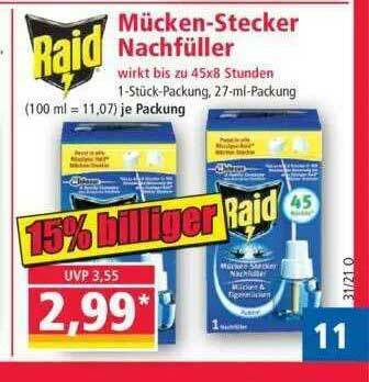 Norma Raid Mücken-stecker Nachfüller Angebot