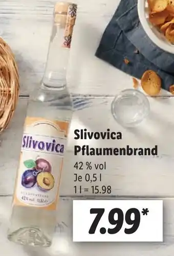 Lidl Slivovica Pflaumenbrand 0,5 L Angebot