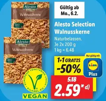 Lidl Alesto Selection Walnusskerne 2 x 200 g Angebot