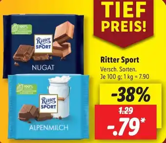 Lidl Ritter Sport 100 g Angebot