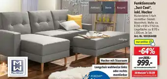 Lidl Max Winzer Funktionssofa ,,Just Cool" inkl. Hocker Angebot