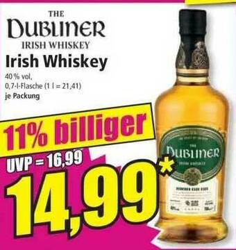 Norma The Dubliner Irish Whiskey Angebot