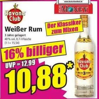 Norma Havana Club Weißer Rum Angebot