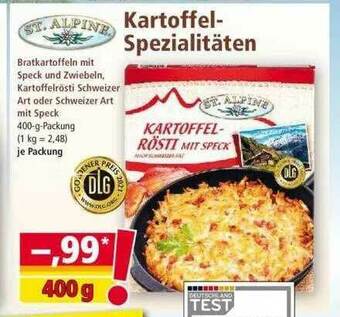 Norma St Alpine Kartoffel-spezialitäten Angebot