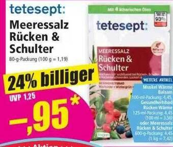 Norma Tetesept Meerssalz Rücken & Schulter Angebot