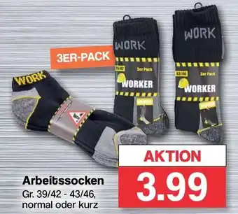 Famila Nord West Work Arbeitssocken 3er Pack Angebot