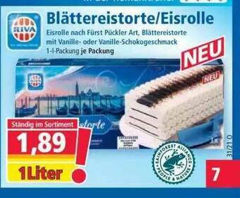 Norma Riva Blättereistorte Oder Eisrolle Angebot