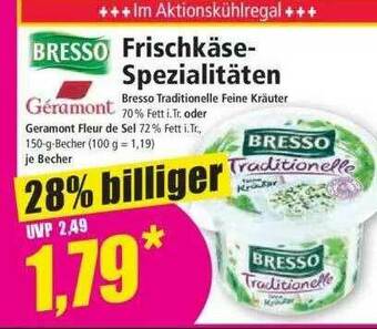 Norma Bresso Frischkäse-spezialitäten Angebot