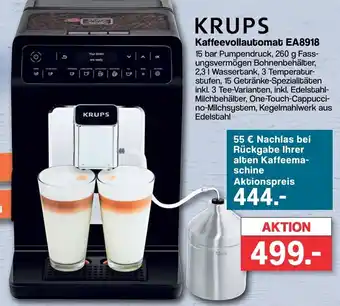 Famila Nord West Krups Kaffeevollautomat EA8918 Angebot