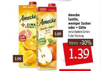 Kupsch Amecke Sanfte, Weniger Zucker Oder +säfte Angebot