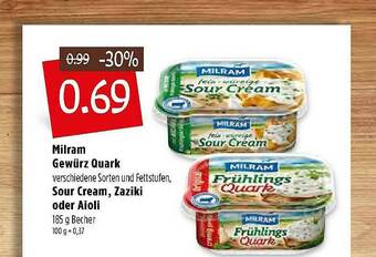 Kupsch Milram Gewürz Quark, Sour Cream, Zaziki Oder Aioli Angebot