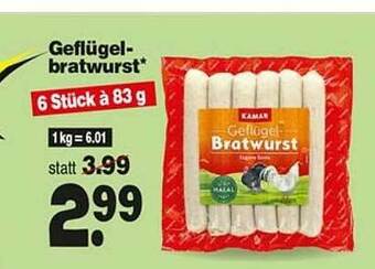 Repo Markt Geflügel-bratwurst Angebot