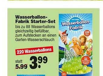 Repo Markt Wasserballon Fabrik Starter Set Angebot