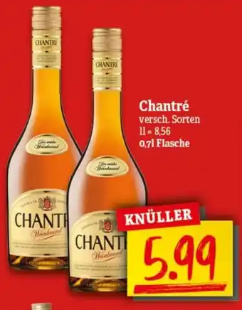 nah & gut Chantré Weinbrand 0,7 L Flasche Angebot