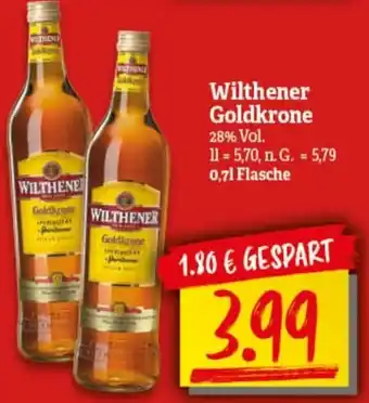 nah & gut Wilthener Goldkrone 0,7 L Flasche Angebot