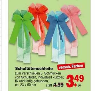 Repo Markt Schultütenschleife Angebot