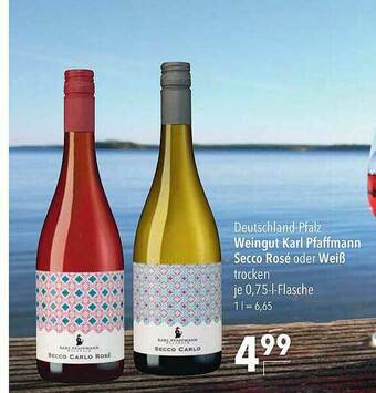 CITTI Markt Deutschland Pfalz Weingut Karl Pfaffmnn Secco Rosé Oder Weiß Angebot