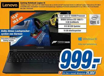 Expert Klein Lenovo Gaming-notebook Legion 5i Angebot