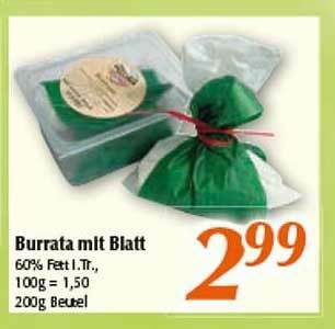 inkoop Burrata Mit Blatt Angebot