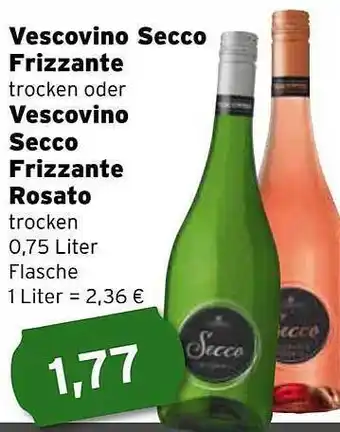 CAP Markt Vescovino secco frizzante oder rosato Angebot