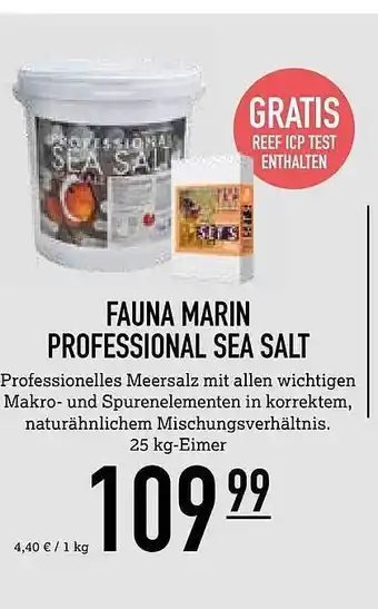 Kölle Zoo Fauna marin professional sea salt Angebot