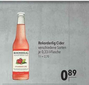 CITTI Markt Rekorderlig Cider Angebot