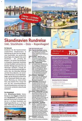 REWE Reisen Skandinavien rundreise Angebot