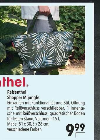 CITTI Markt Reisenthel Shopper M Jungle Angebot