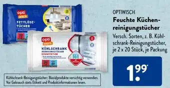 Aldi Süd Optiwisch Feuchte Küchenreinigungstücher Angebot