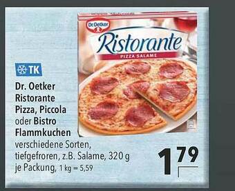 CITTI Markt Tk Dr. Oetker Ristorante Pizza, Piccola Oder Bistro Flammkuchen Angebot