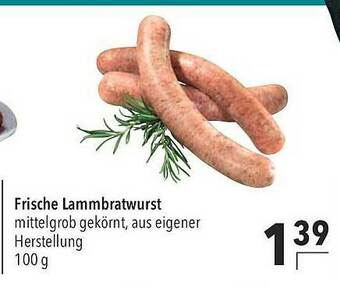 CITTI Markt Frische Lammbratwurst Angebot