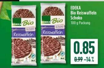 diska Edeka Bio Reiswaffeln Schoko Angebot