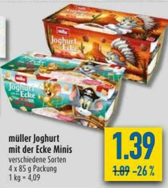 diska Müller Joghurt Mit Der Ecke Minis Angebot