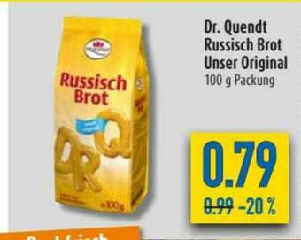 diska Dr. Quendt Russisch Brot Unser Original Angebot