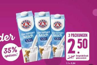 Edeka Bärenmarke Milch Angebot