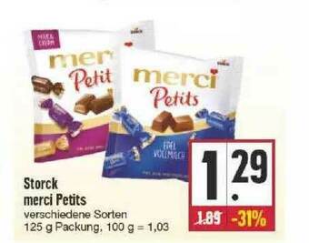 Edeka Storck Merci Petits Angebot