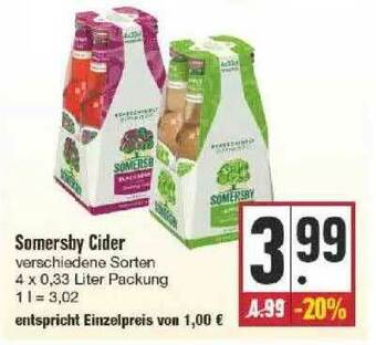 Edeka Somersby Cider Angebot